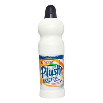 Kit 4 Alvejante Sem Cloro Plush Oxy2 White Manchas Sanol 1l