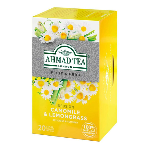 Té Ahmad Tea Manzanilla Y Limón 20 Sobres 30g