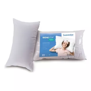 Almohada Suavestar Bienestar Fibra 70 X 40 Color Blanco