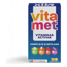 Suplemento En Comprimidos Vitamet Vitaminas De 30 Un Sin Sabor
