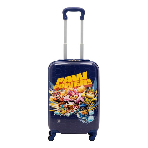 Maleta Viaje Infantil Rodante Paw Patrol Patrulla Canina D Color Azul