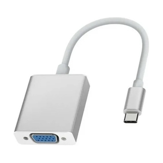 Adaptador Convertidor Vga A Usb Tipo C Para Pc Y Smartphone