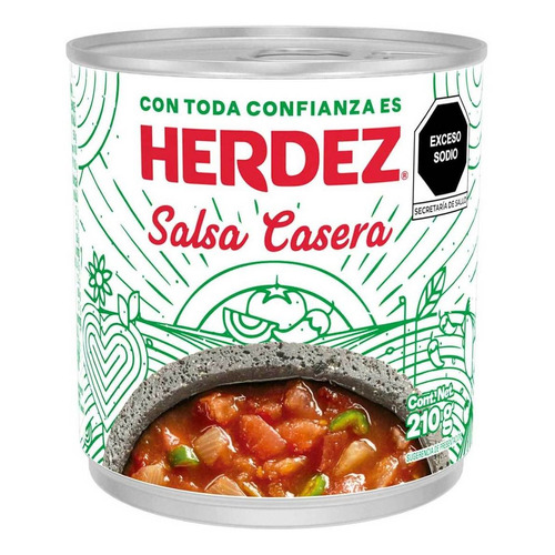 Salsa Casera Roja 210g