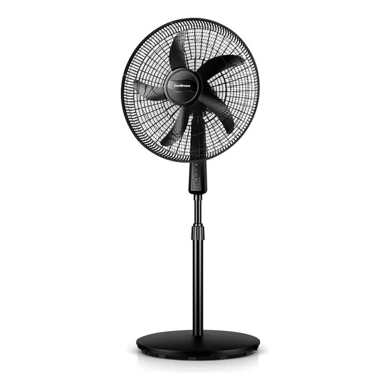 Ventilador Pedestal Omnibreeze 4 Velocidades Control Remoto Cantidad de aspas 5 Estructura Negro Aspas Negro Material de las aspas Plástico