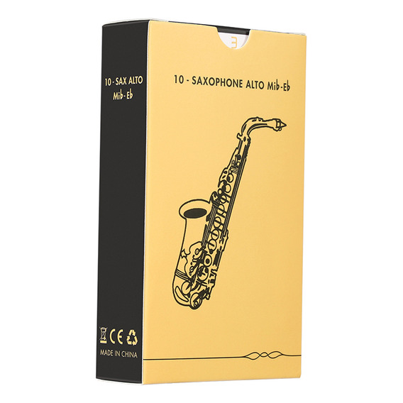 Cañas Reed Alto Para Saxofón, 10 Unidades, En Caja