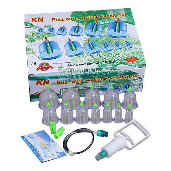 Kit Set 12 Ventosas Terapeuticas Desintoxicacion Neumaticas