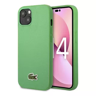 Funda Case Lacoste Logo Iconic iPhone 14 Plus Verde Original