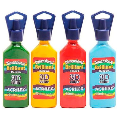 Set 5 Dimensional Brillante 3d 35ml Acrilex