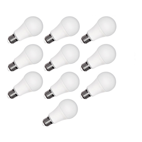 Foco Led 15w 1350 Lm Ahorrador Luz Fria Paquete 10 Piezas