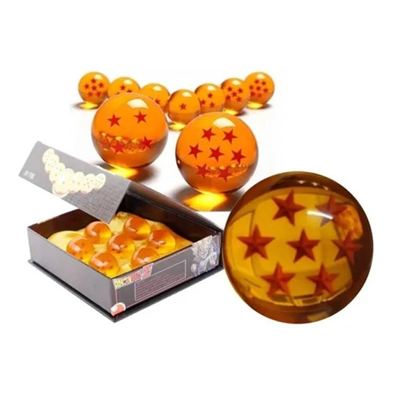 Esferas Dragon Ball Premium Caja Exhibidor Estrellas Reales