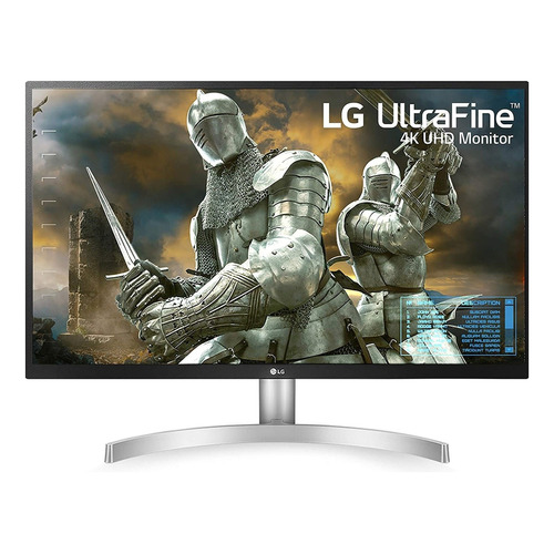 Monitor Led Ips LG 27ul500 Uhd 4k 27'' Gamer Fsync Srgb 98% Color Blanco