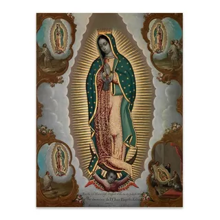 Cuadro Canvas Fine Art Virgen De Guadalupe 38x50 M Y C Arte