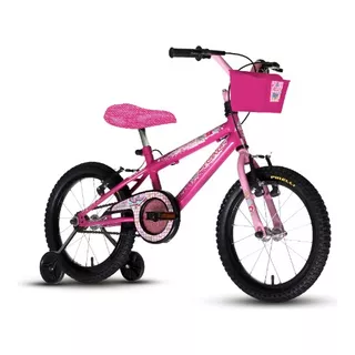 Bicicleta Infantil Aro 16 Feminina Barbie Menina C/ Rodinha