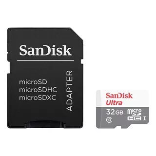 Cartão Microsd Sandisk Ultra 32gb Microsdhc Com Adaptador