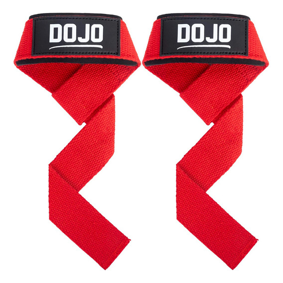 Strap / Correa De Levantamiento - Dojo Color Rojo