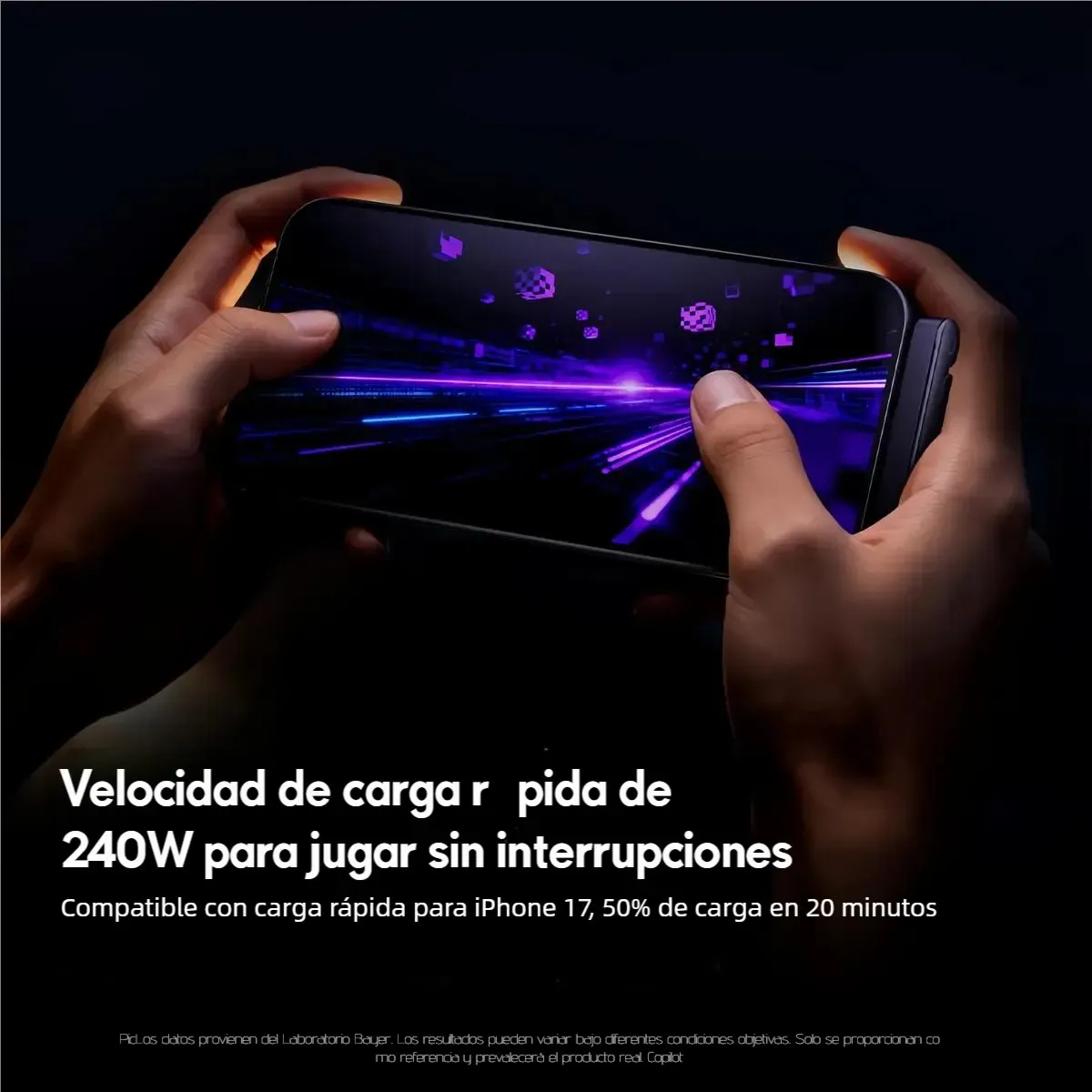 Cable De Datos Carga Rápida Tipoc-c 1.5m Pd 240w Con Soporte Plegable ...