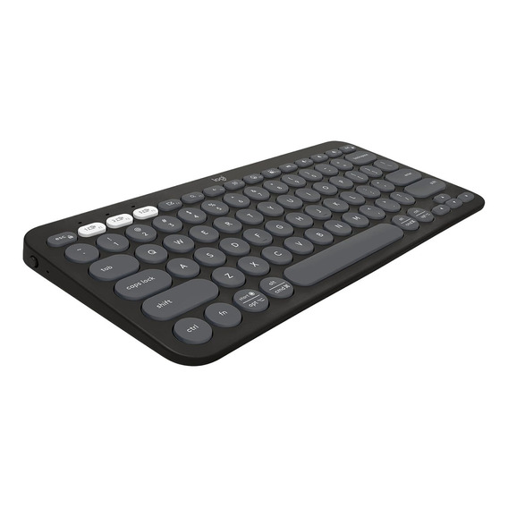Teclado Logitech Pebble Keys 2 K380s Inalambrico Bluetooth Color del teclado Grafito Idioma Español