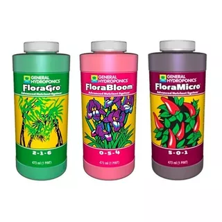 Kit General Hydroponics Floraseries Grow Micro Bloom 473ml