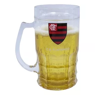 Caneca Plástico Com Gel Isolante Térmico Cr Flamengo | 400ml