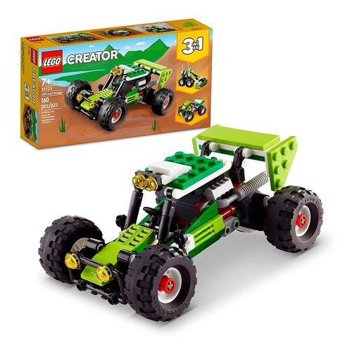 Kit Lego Creator 3en1 Buggy Todoterreno 31123 Con 160 Piezas