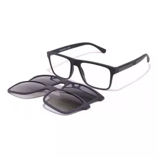 Armação Óculos De Grau Clip On Empório Armani Ea4115 5853/1w