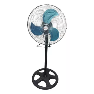 Ventilador Pie  Industrial Metalico 90w Turbo 3 Aspas