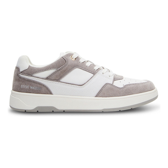 Tenis Traylon White/grey Steve Madden Para Hombre