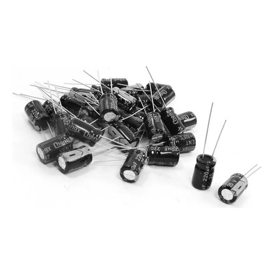 20 X Capacitor Electrolitico 330 Uf 105° 25v 35v 50v