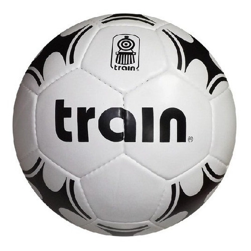 Balon Futbol Train 5 Capas Cosido A Mano Color Negro