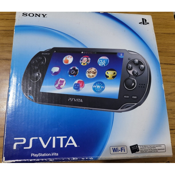 Caja Para Sony Ps Vita Con Manuales Folleteria