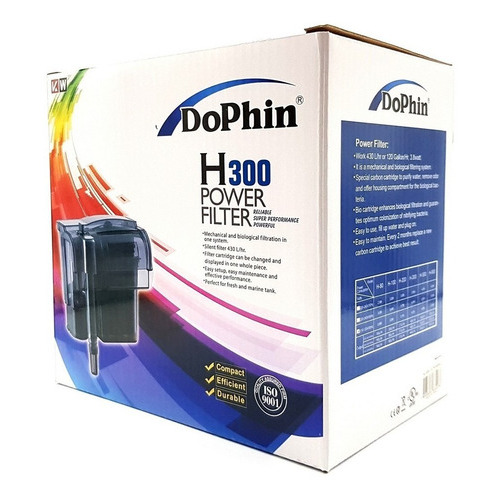 Filtro externo Hang On Dolphin H-300 440 L/h 110 v