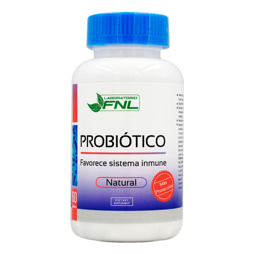 Probiotico Fnl 60 Caps Ayuda Al Sistema Inmunologico Sabor Sin Sabor