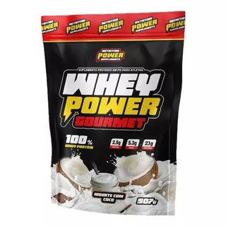 Whey Power Gourmet Protein Iogurte Com Coco - 907g Refil Sabor Iogurte De Coco