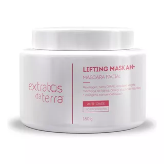 Extratos Da Terra Anti Idade Máscara Facial Lifting Mask Ah+ 180 G