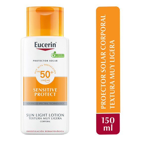 Eucerin sensitive protect protector solar corporal textura muy ligera Fps50 150ml