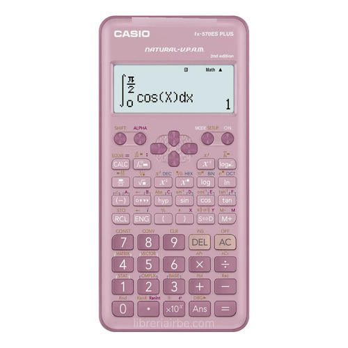 Calculadora Cientifica Casio Fx570es Plus 417 Funciones 2edi Color Rosa