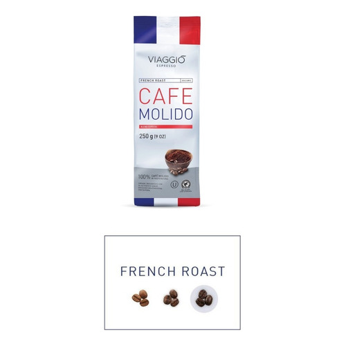 Café Molido | French Roast | 250 Grs | Viaggio Espresso 