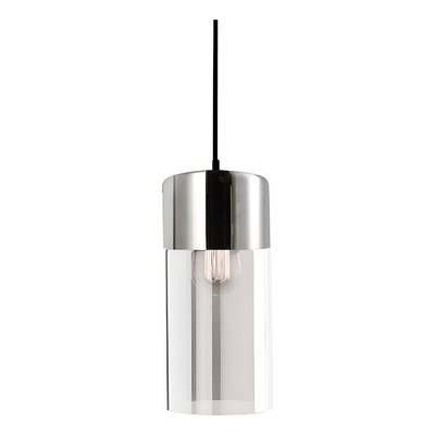 Colgante Cristal Gurion 1 Luz Cromo Moderno Apto Led Cie