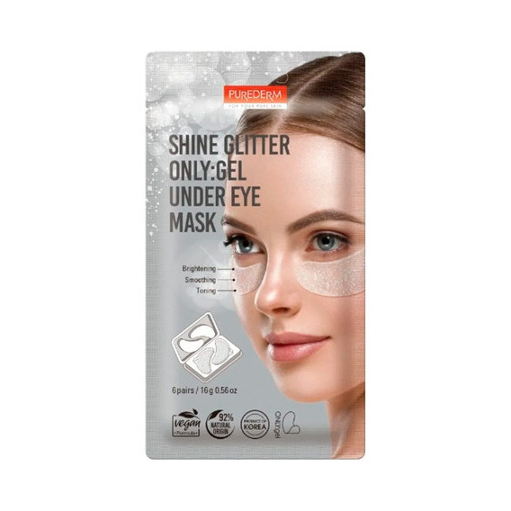 Mascarilla Shine Glitter Only De Gel Para Ojeras Purederm