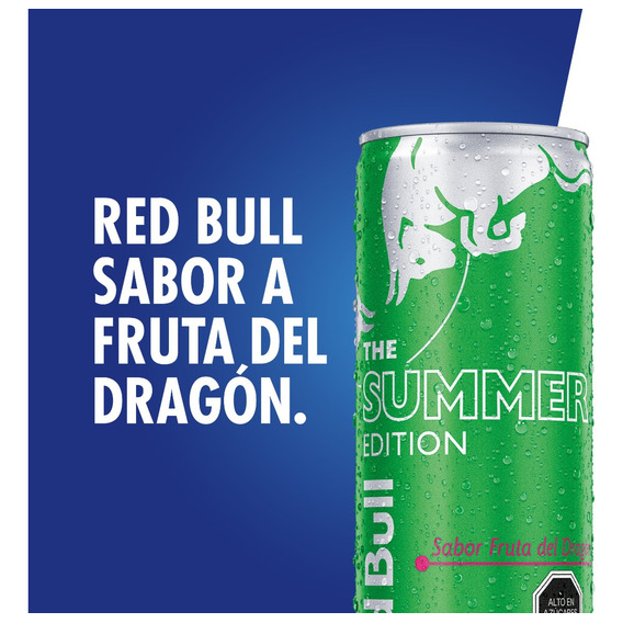 Red Bull Bebida Energética 12 Latas Fruta Del Dragón 250ml
