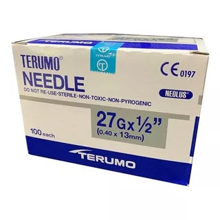 Aguja 27g 1/2 Terumo