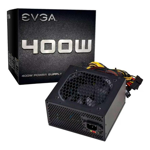 Fuente de poder para PC Evga 400 N1 400W negra 115V/230V