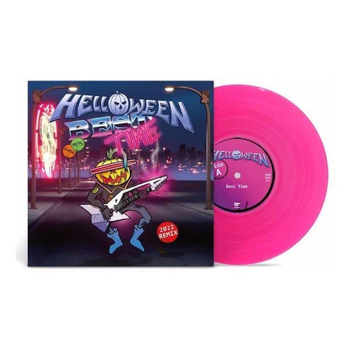 Helloween Best Time Ep Vinyl Lp Pink Limited 1000 Copies