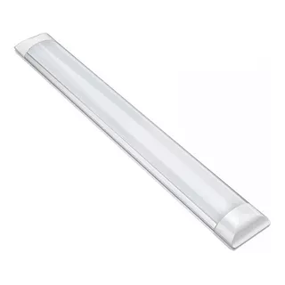 Luminária Linear Led 20w Sobrepor 60cm 6000k Tubular Calha Cor Da Luz Branco-frio Cor Branco Voltagem 110v/220v (bivolt