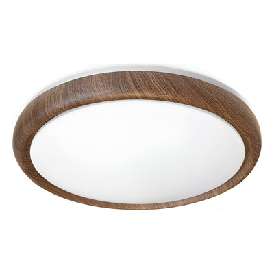 Plafon Bore Led Madera Oscura Control Remoto Dimerizable Vk