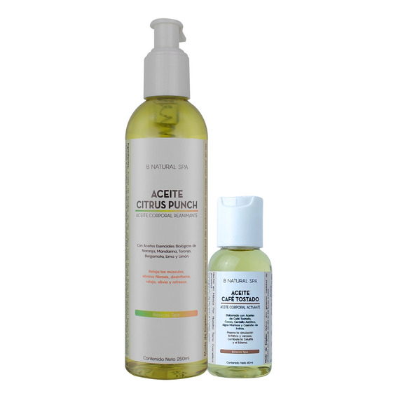 Aceite Corporal Cítrico Reanimante Para Masajes 250ml Spa