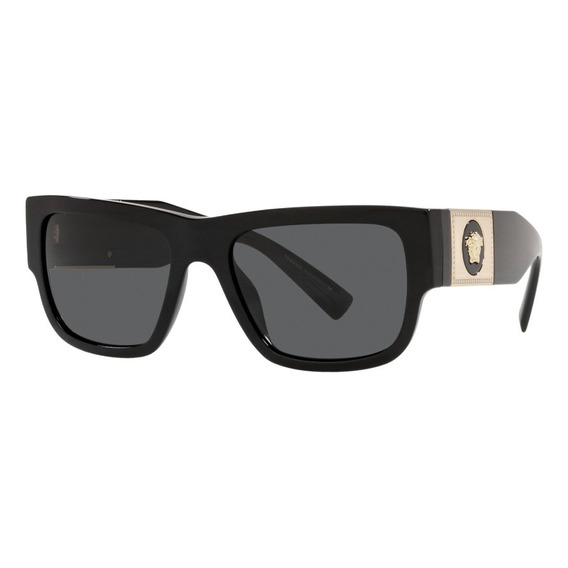 Gafas De Sol Versace Ve4406 Hombre Originales Color Negro Color Del Armazón Negro