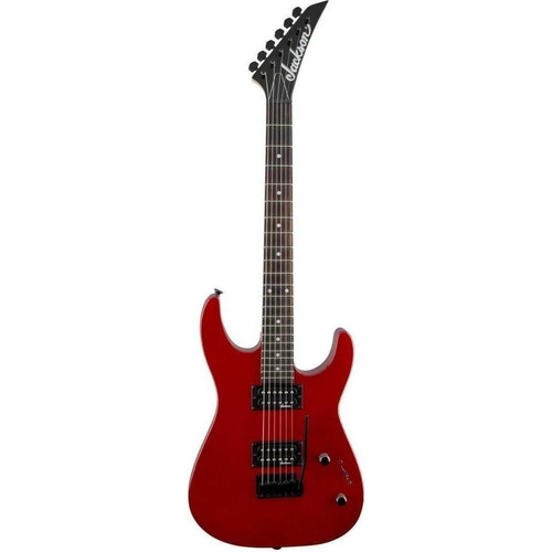 Guitarra eléctrica Jackson JS Series JS11 dinky de álamo metallic red metalizado con diapasón de amaranto