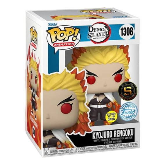 Funko Pop Demon Slayer Kyojuro Rengoku Glow