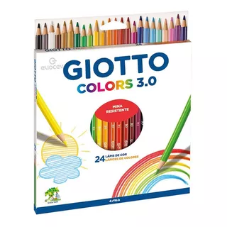 Lapices De Colores Giotto Colors 3.0 X 24 Colores